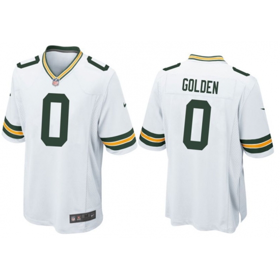 Green Bay Packers #0 Matthew Golden White Jersey