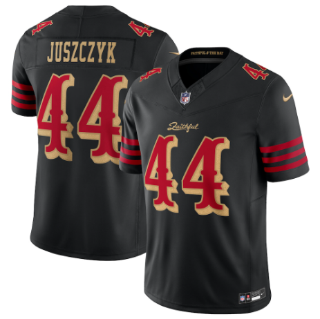 San Francisco 49ers Kyle Juszczyk Black 2025 Rivalries Collection Limited Jersey