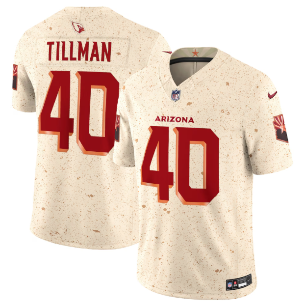 Arizona Cardinals Pat Tillman Natural 2025 Rivalries Collection Retired Player Limited Jersey