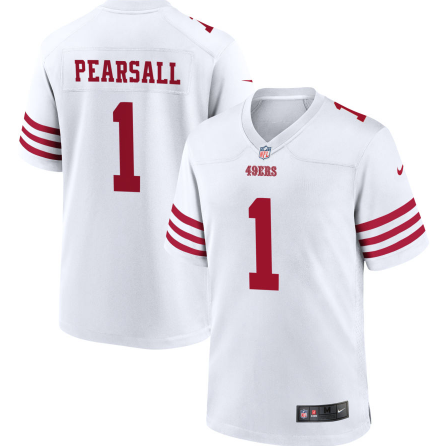 San Francisco 49ers Ricky Pearsall White Jersey