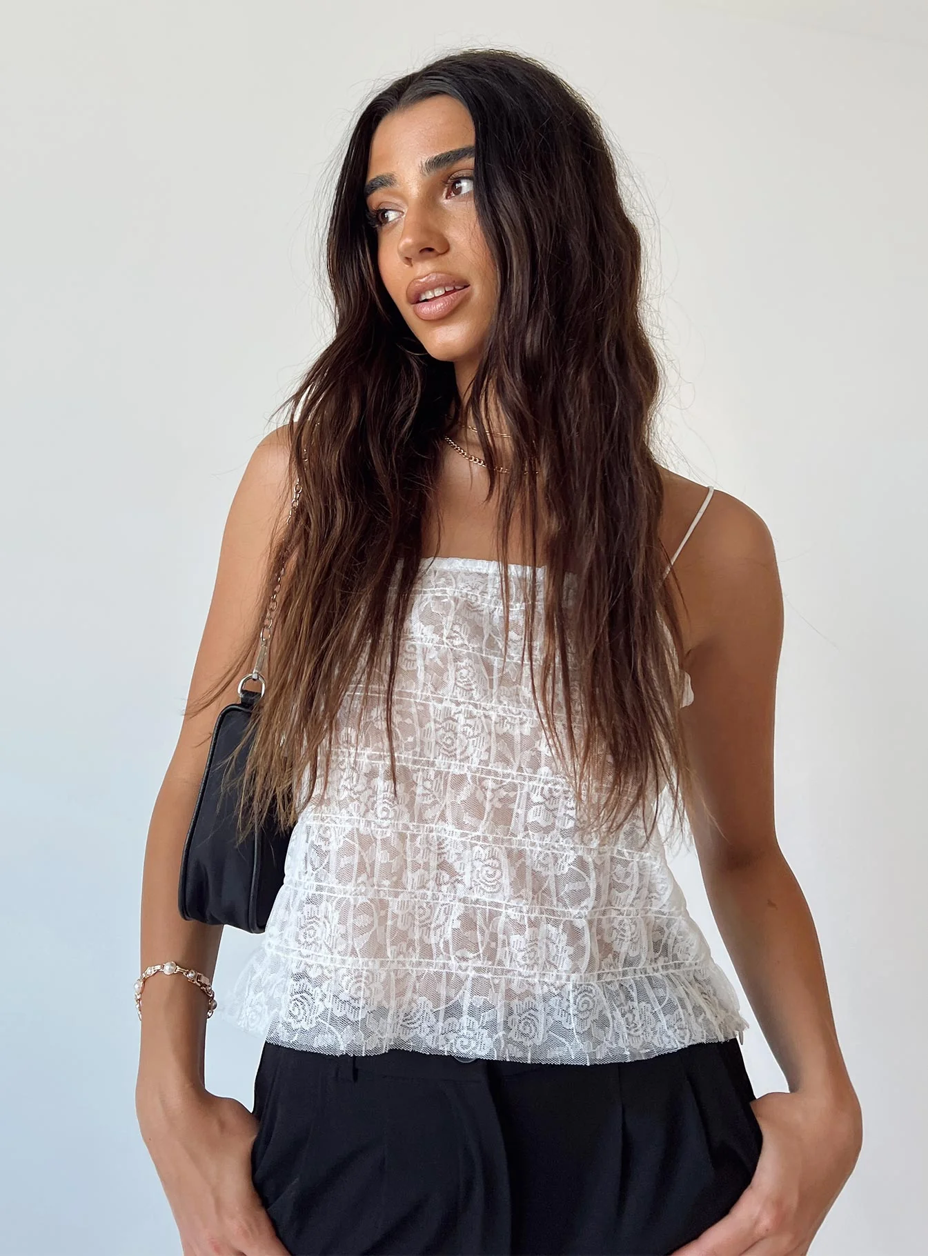 Clare Top White