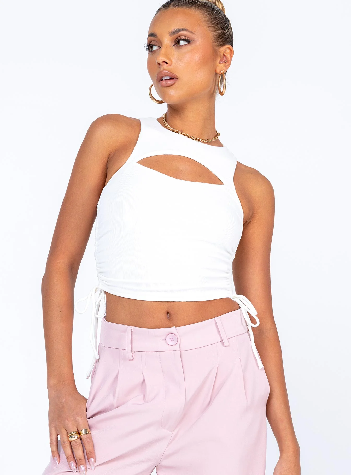 Lynlee Top White