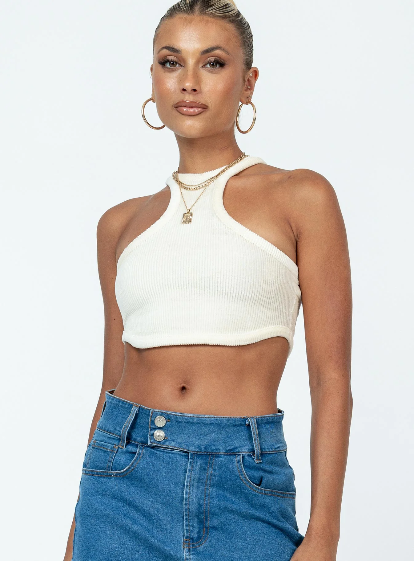 Feya Cord Dip Tank Cream