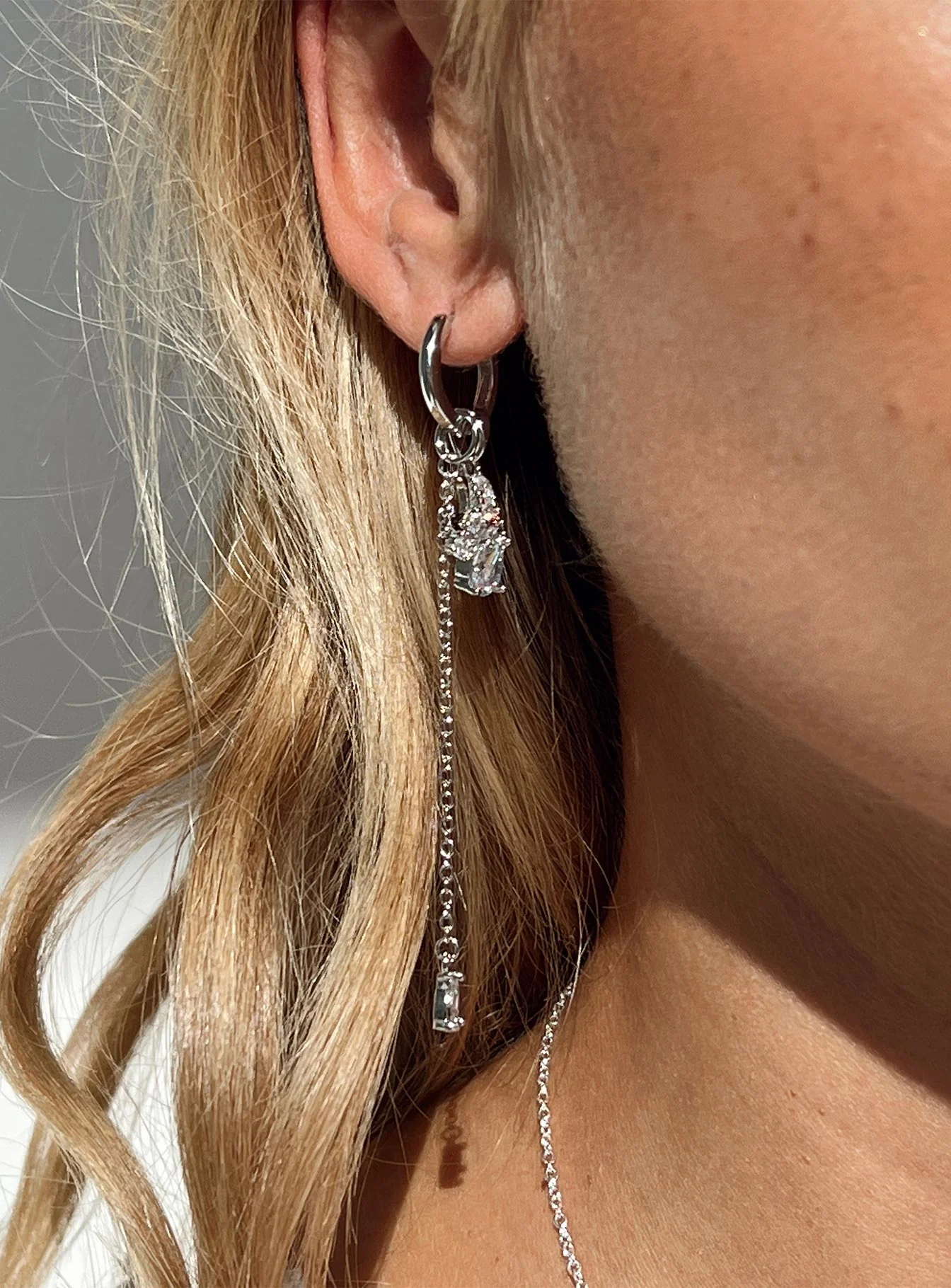 Anada Earrings Silver