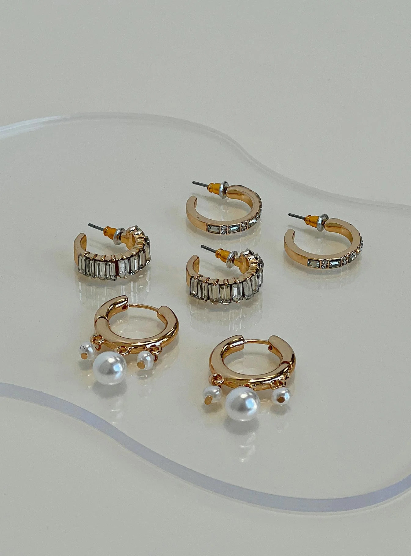 Kern Earring Pack Gold