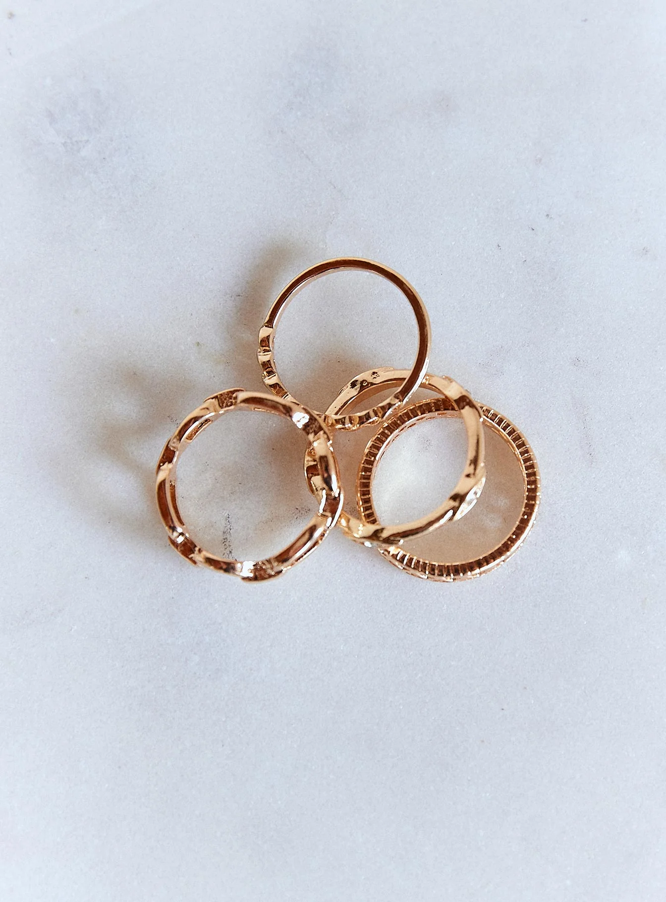 Kennedy Ring Set Gold