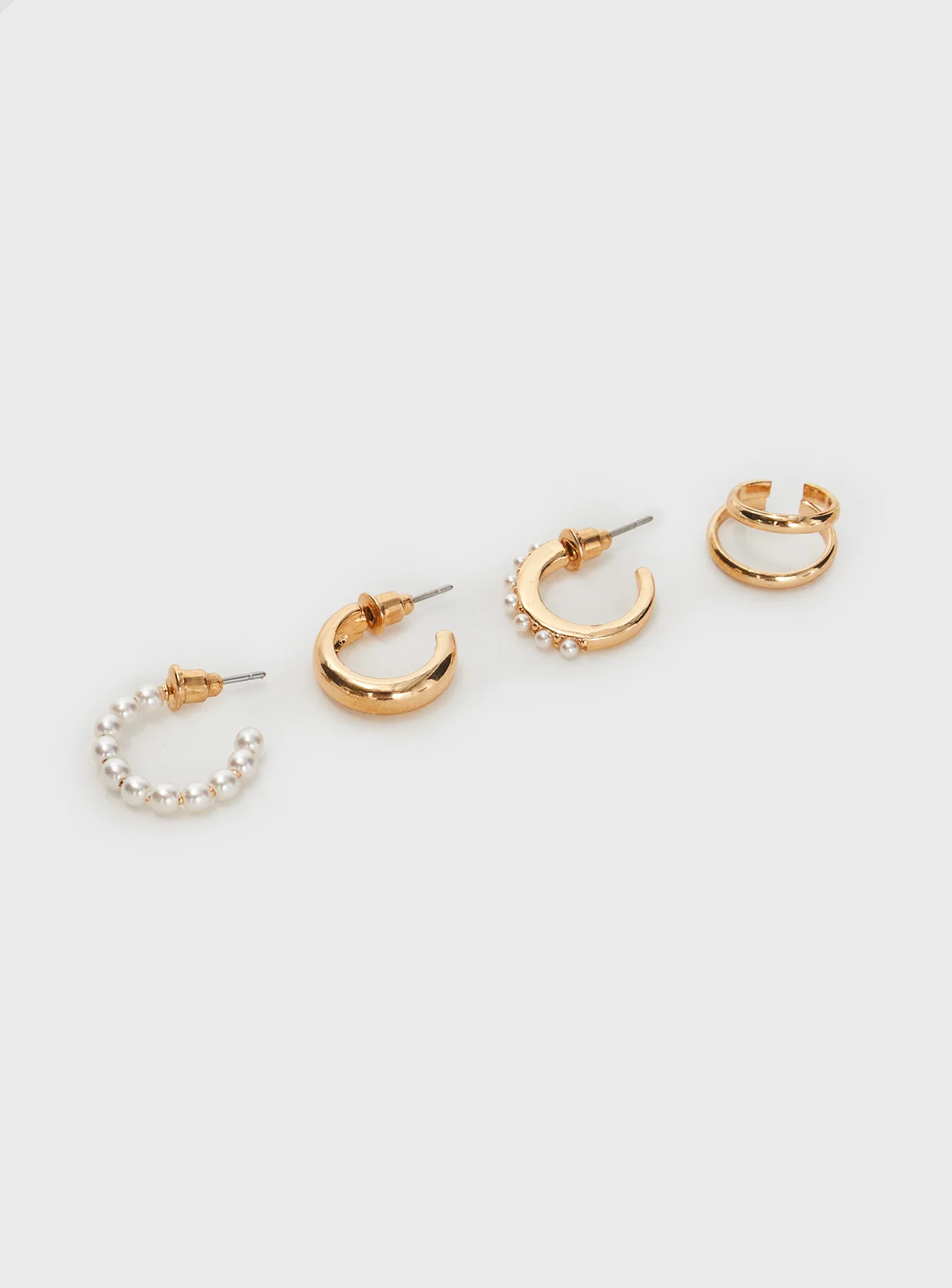 Aquaria Earring Pack Gold