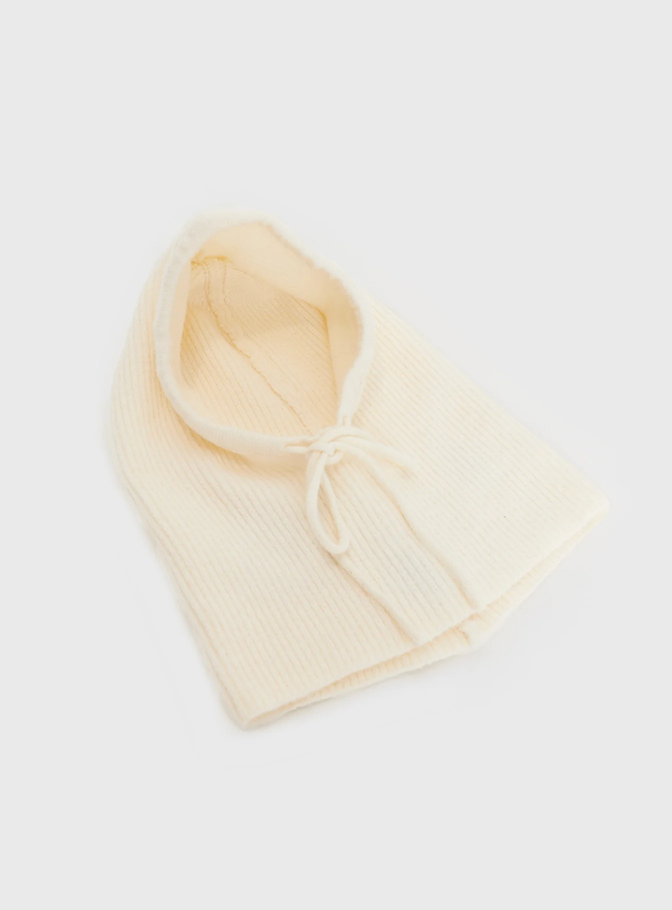 Genson Knit Hood White
