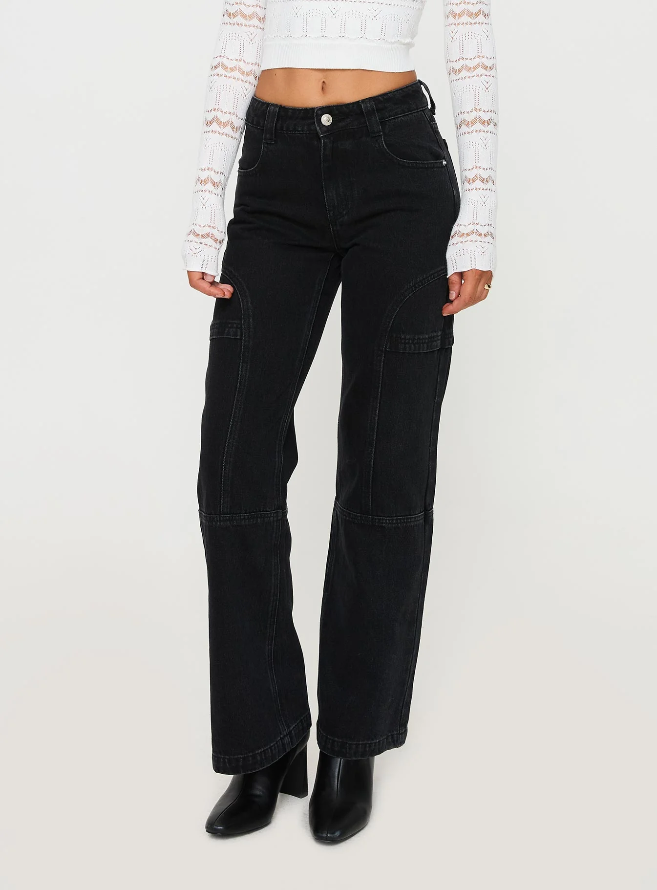 Adims Jeans Washed Black