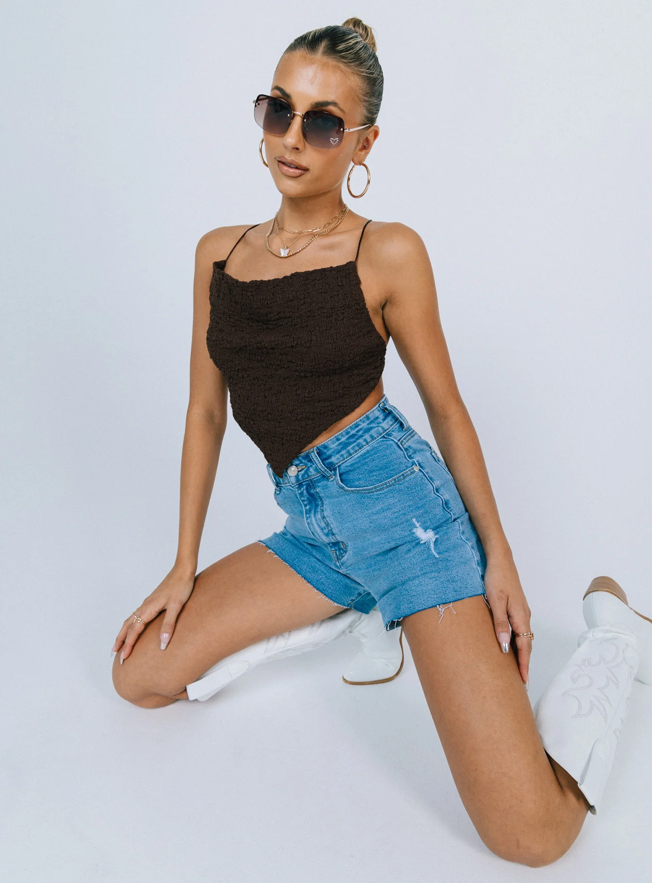 Julia Top Brown