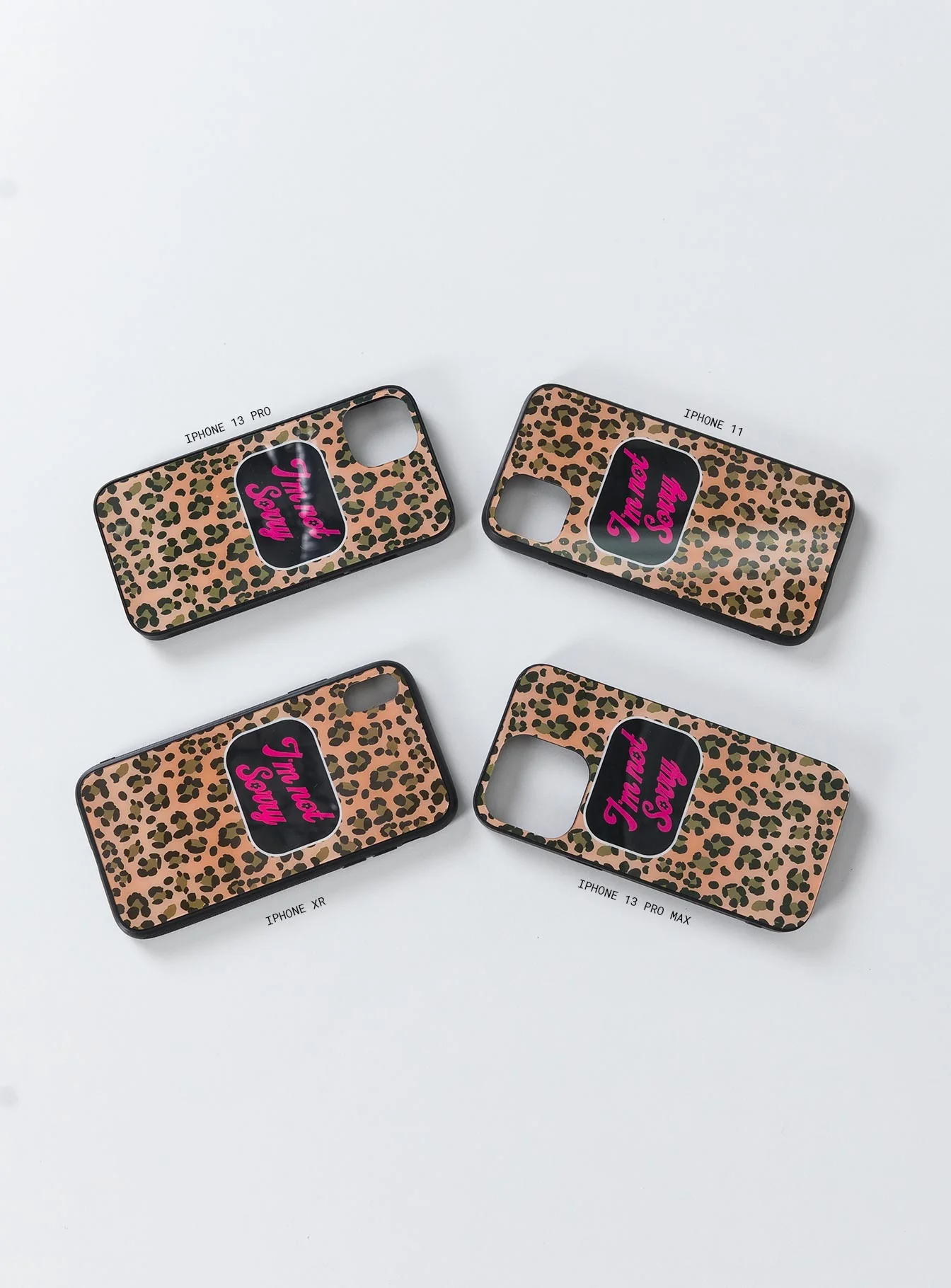 I'm Not Sorry iPhone Case Multi