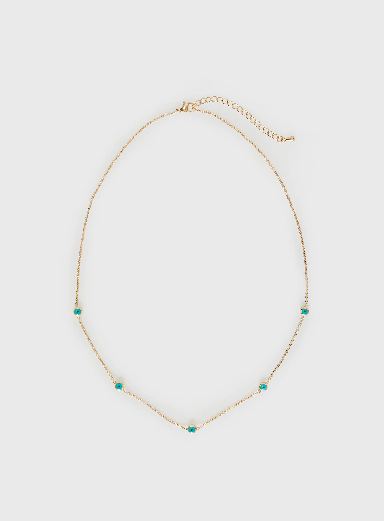 Josue Gem Necklace Gold