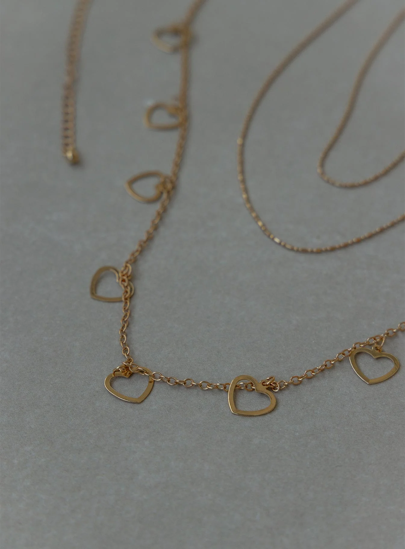 Roca Heart Chain Belt Gold