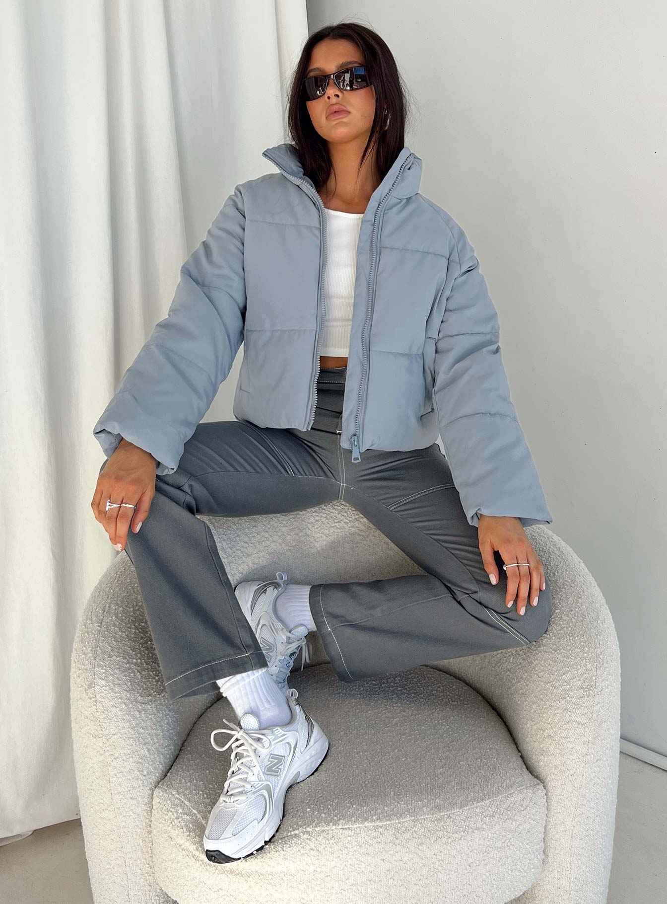 Jill Puffer Jacket Slate