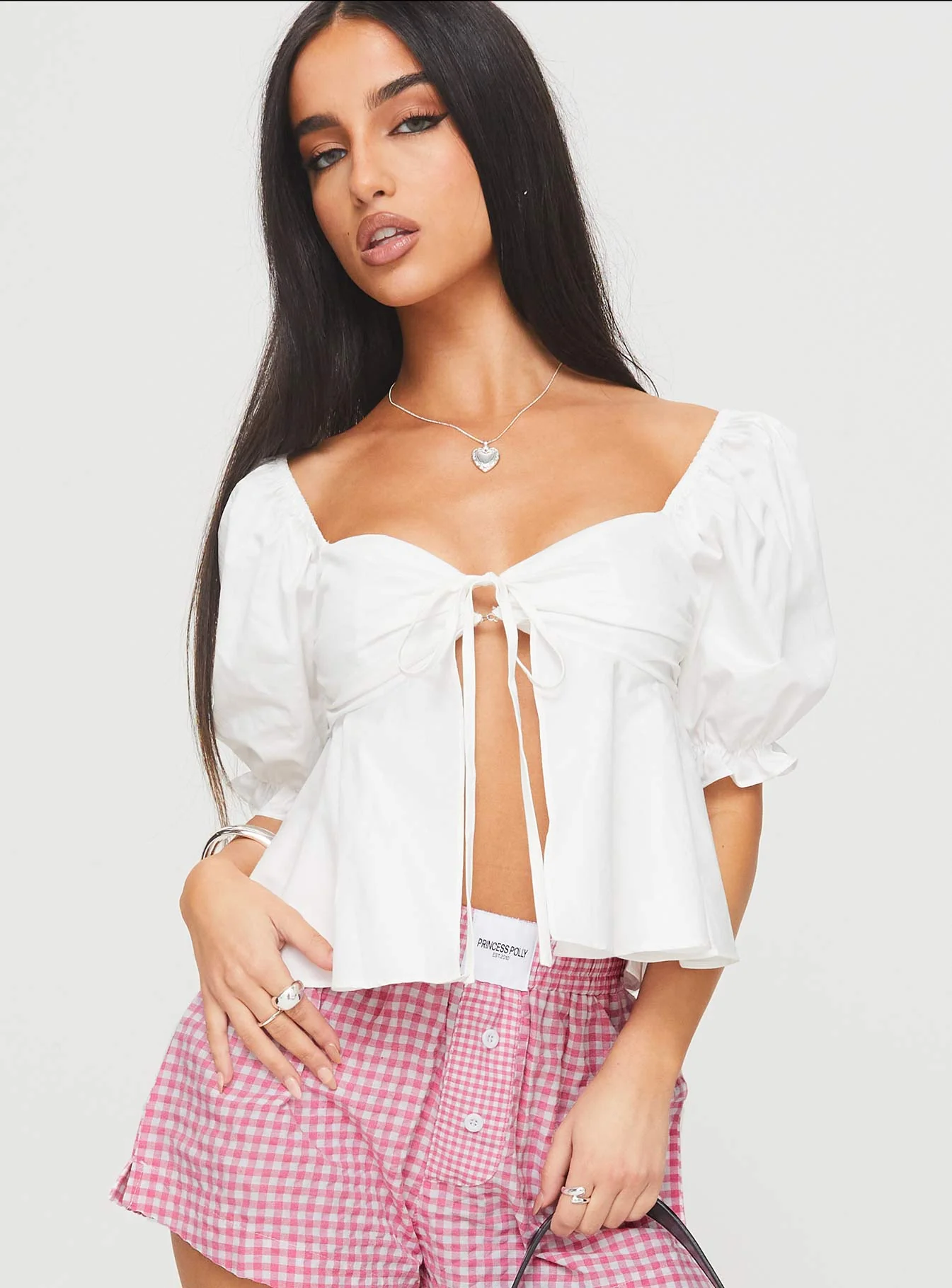 Yuie Blouse Top White