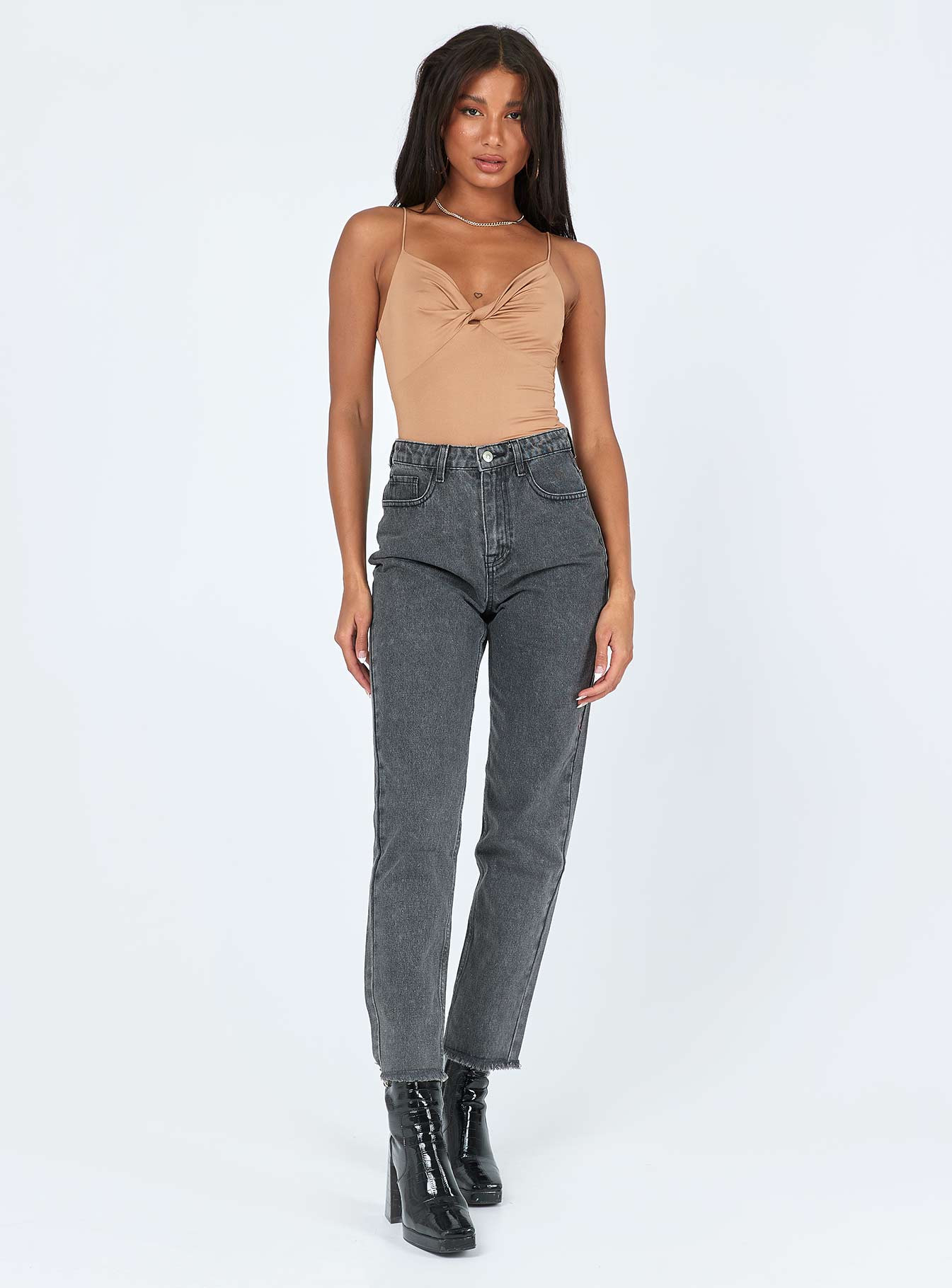 Tonia Bodysuit Brown