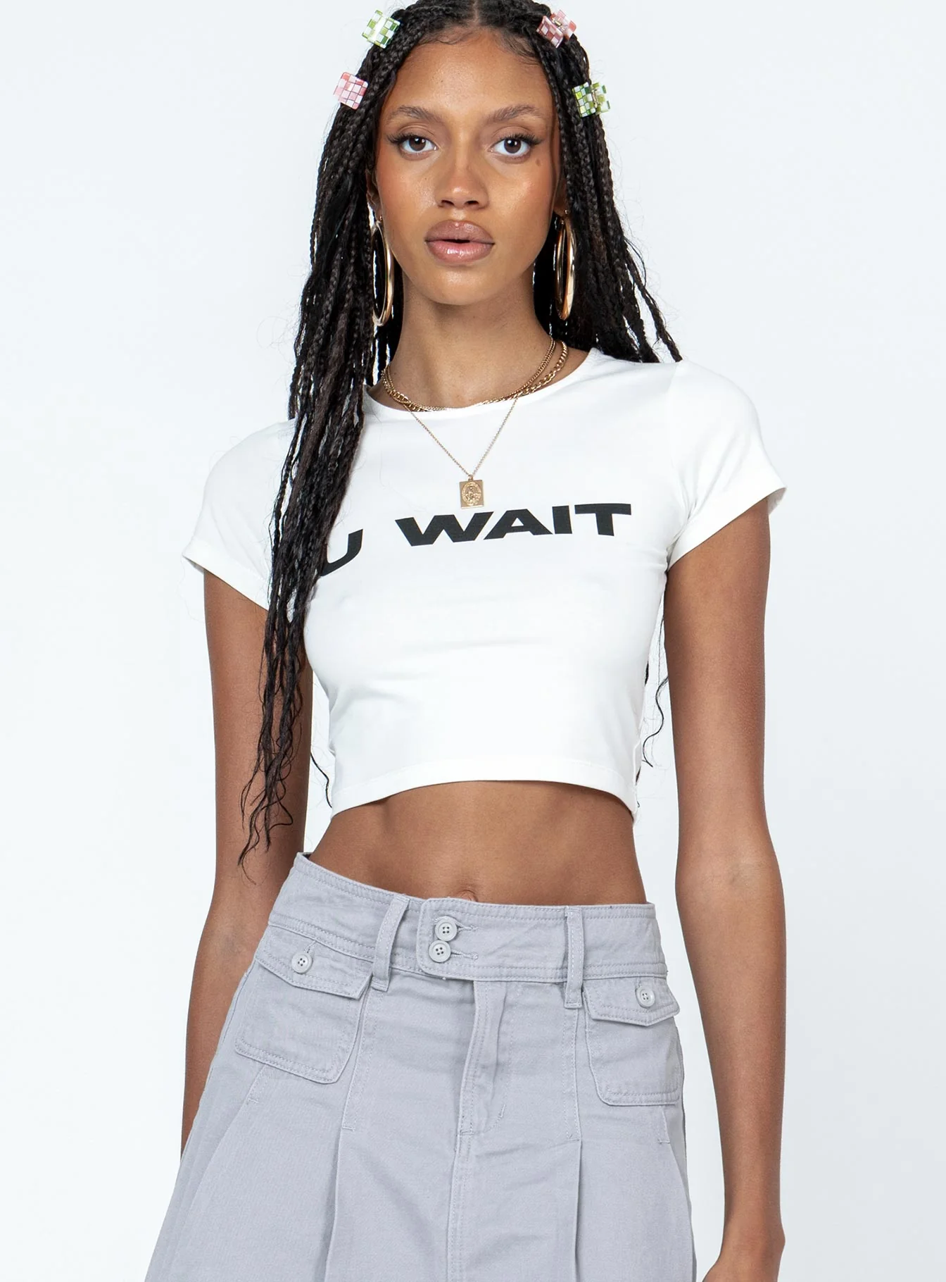 U Wait Tee White