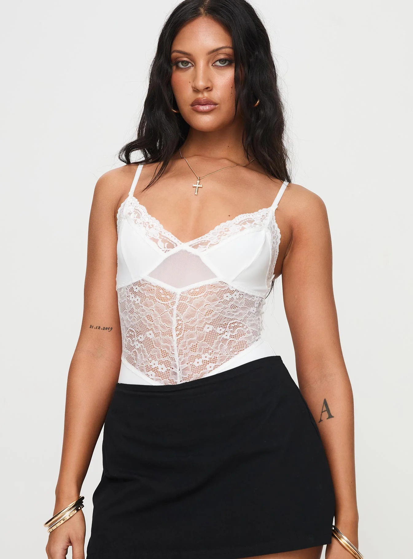Verbena Bodysuit White