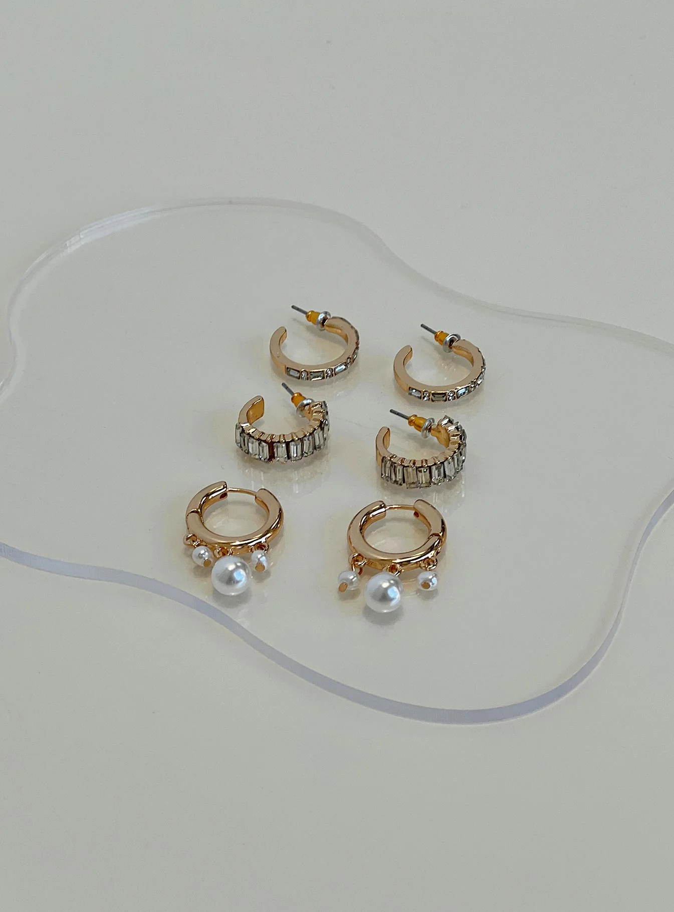 Kern Earring Pack Gold