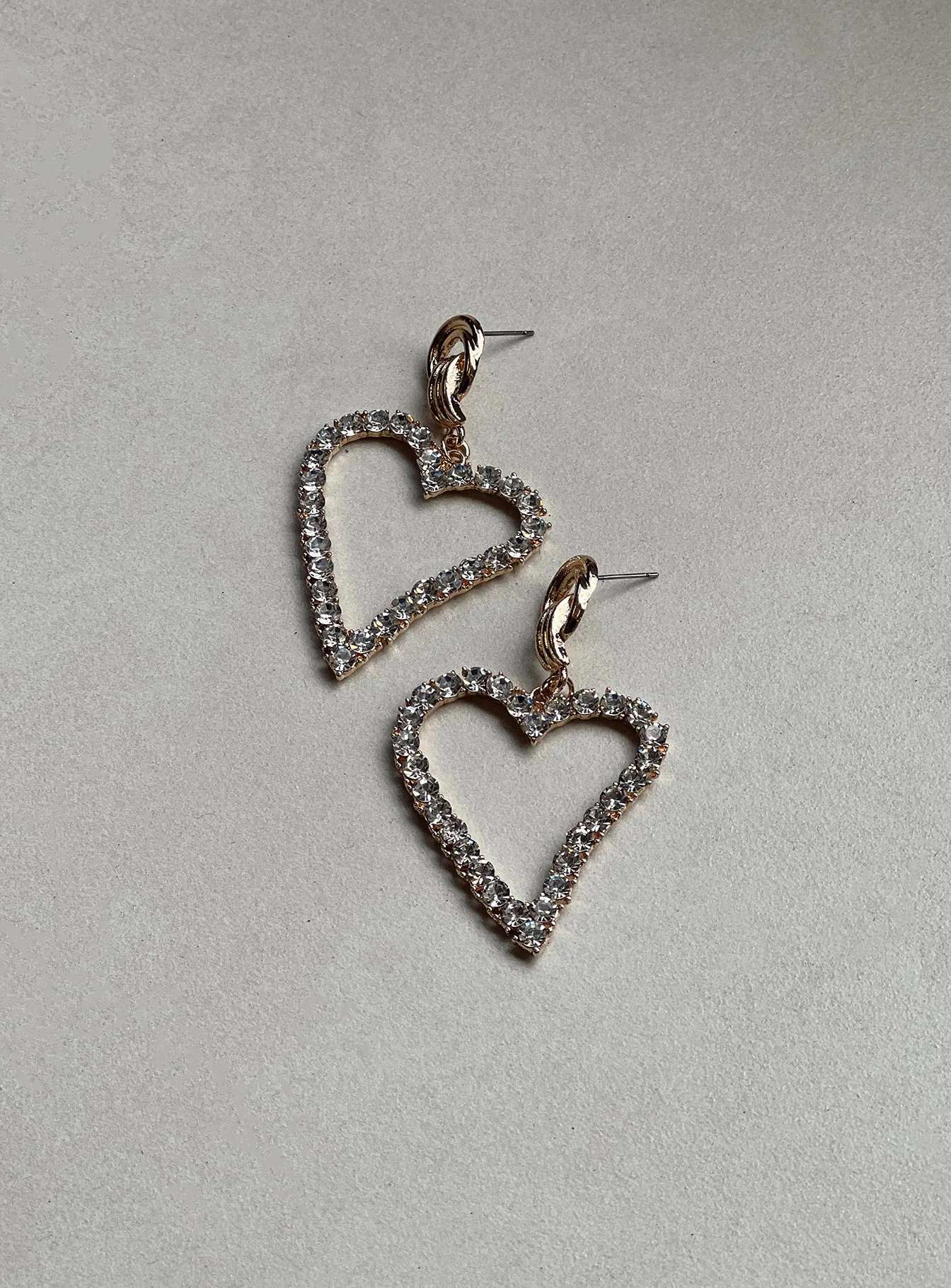 Desy Earrings Gold / Clear