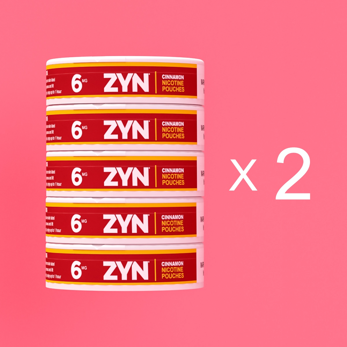 10 cans of ZYN Cinnamon 6 mg pouches