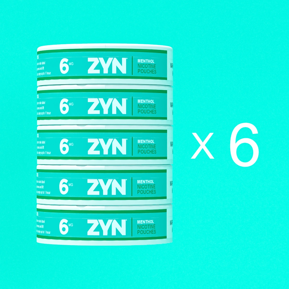 ZYN Menthol 6mg nicotine pouches 30 packs cheap price