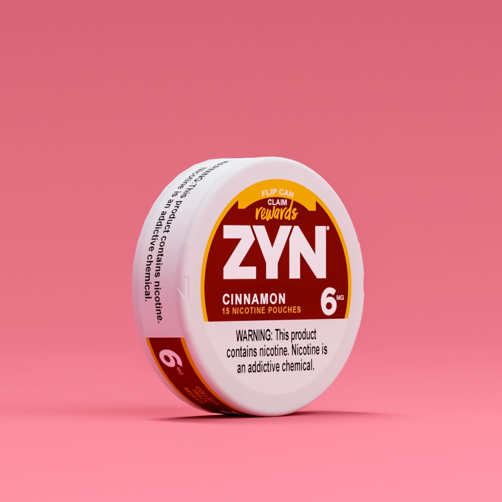 ZYN Cinnamon 6mg nicotine pouches cans