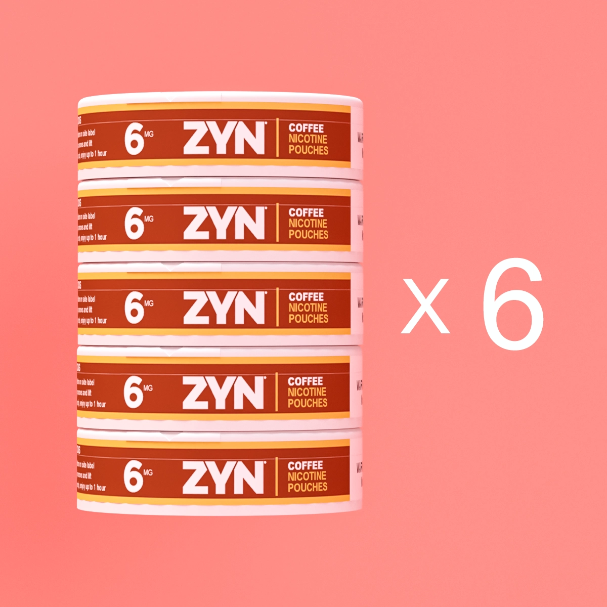 wholesale price 30 cans zyn coffee 6mg pouches