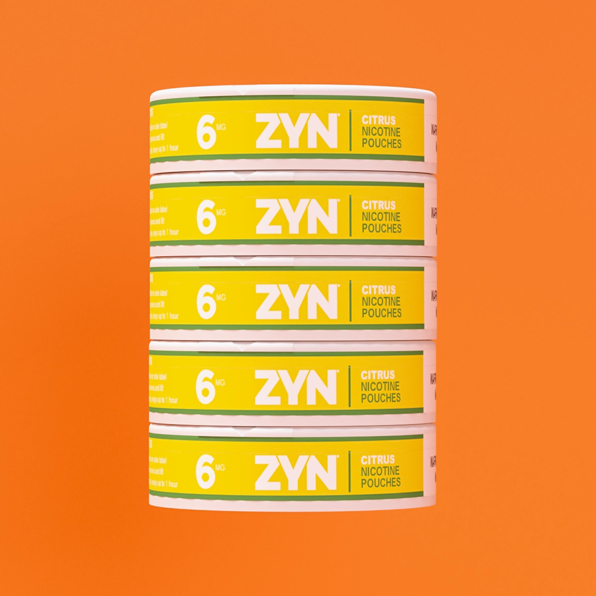 Nicotine ZYN Citrus 6 mg pouches 5 packs