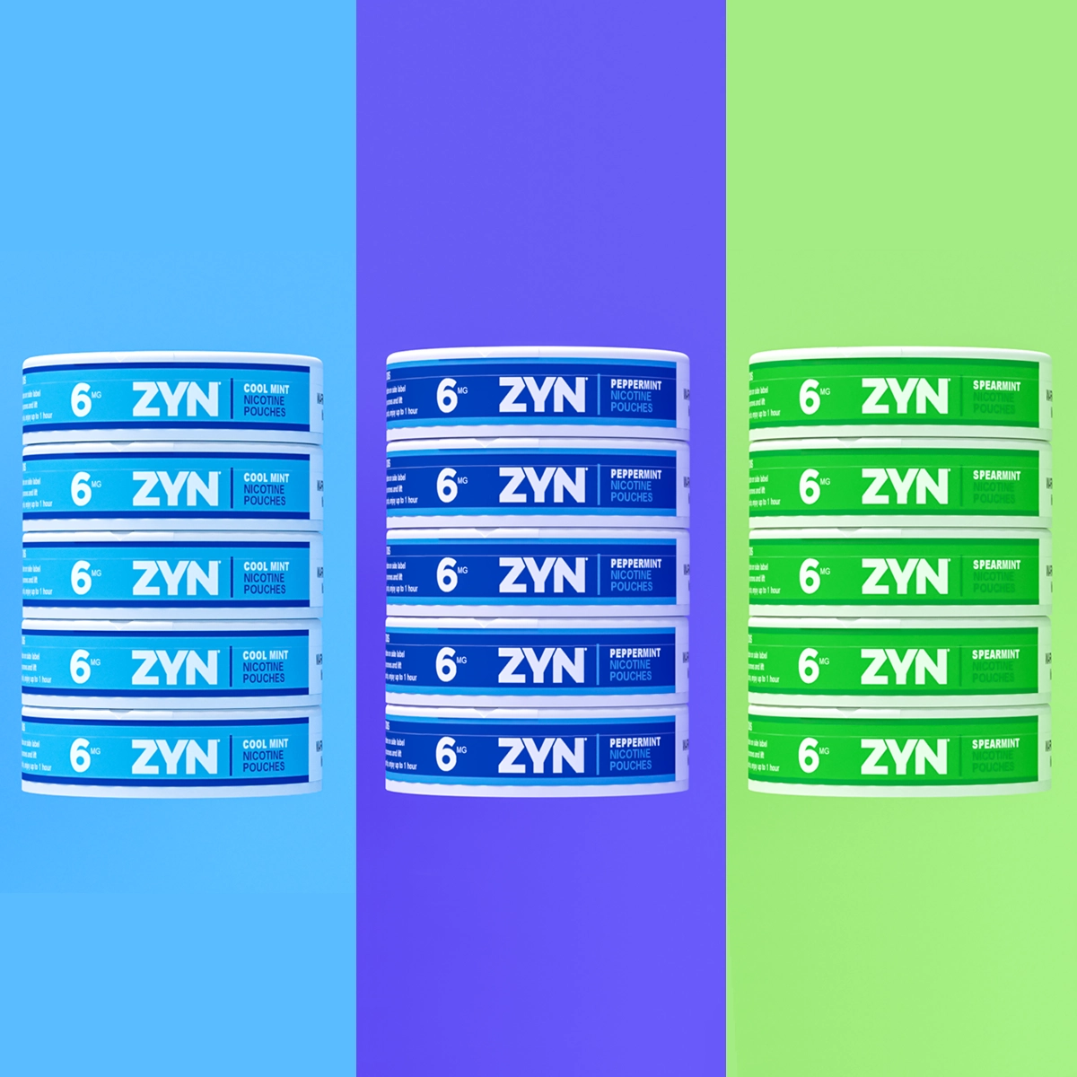 ZYN Mint Mix 3 Pack -  6mg - Nico - Pods