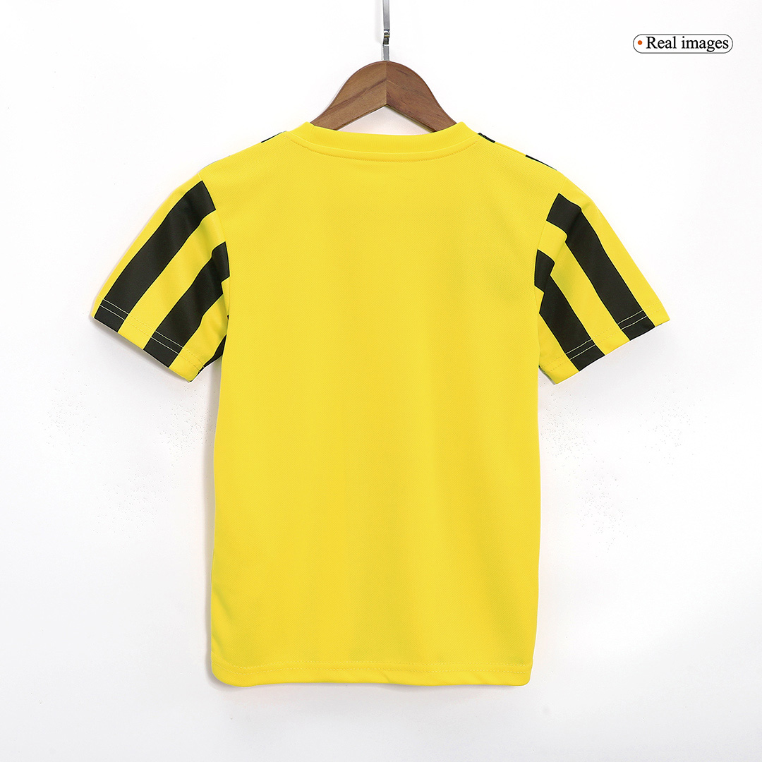 Kids Al-Ittihad Saudi Home Kit Jersey+Shorts 2022/23