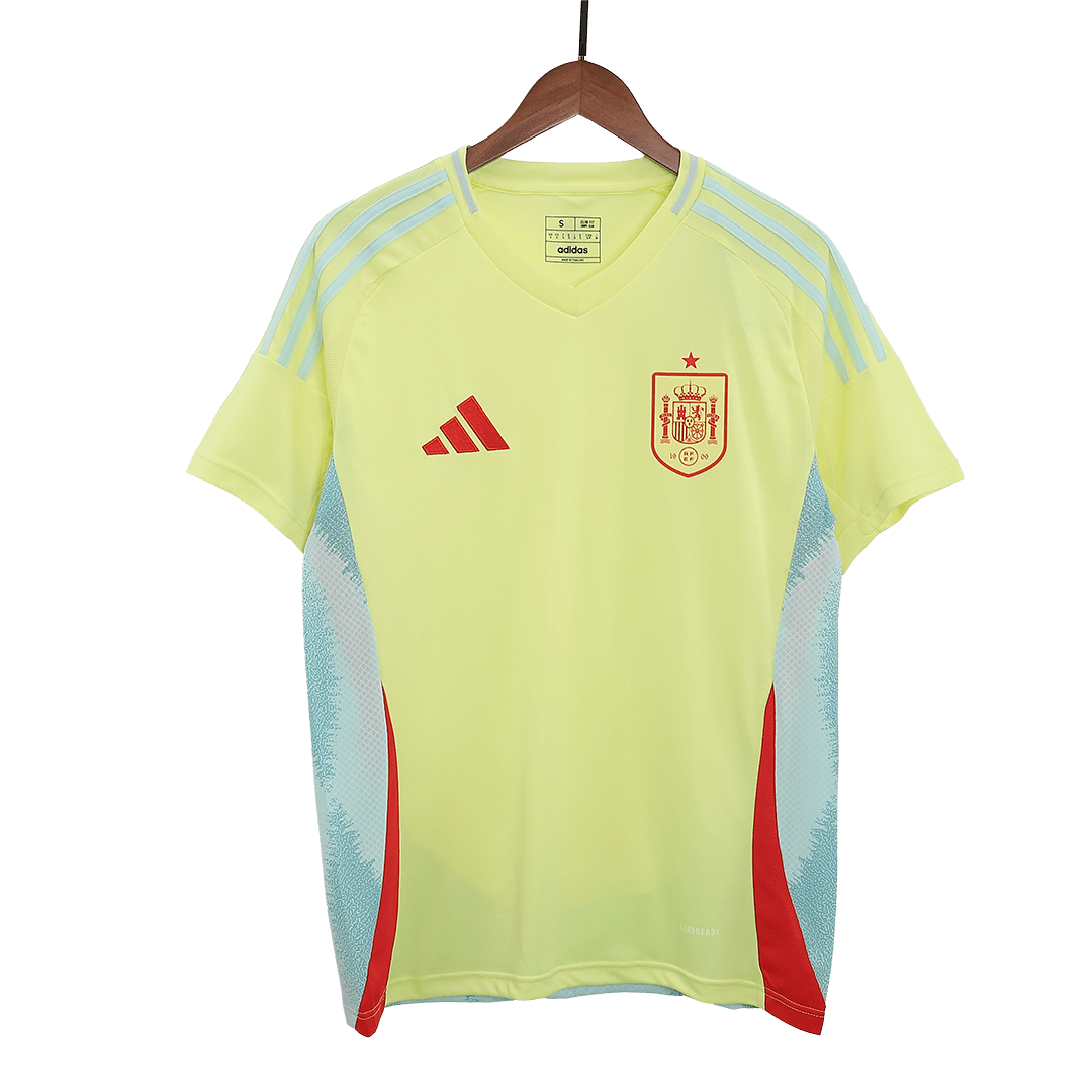 Spain Away Jersey RODRIGO #16 LAMINE YAMAL #19 MORATA #7 Euro 2024