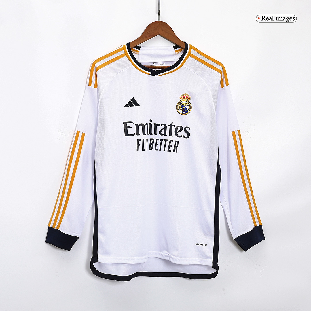 Real Madrid Home Long Sleeve Jersey 2023/24
