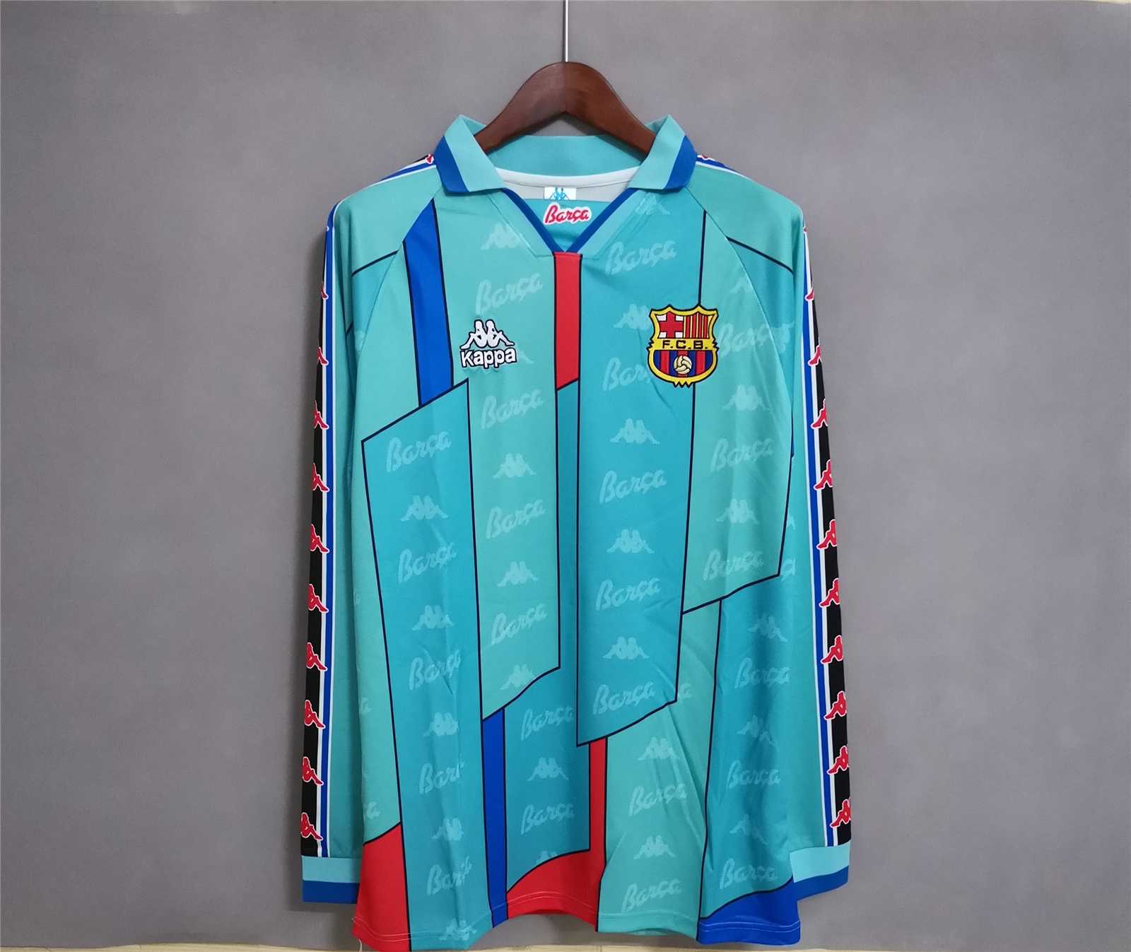 Barcelona Retro Long Sleeve Jersey Away 1996/97