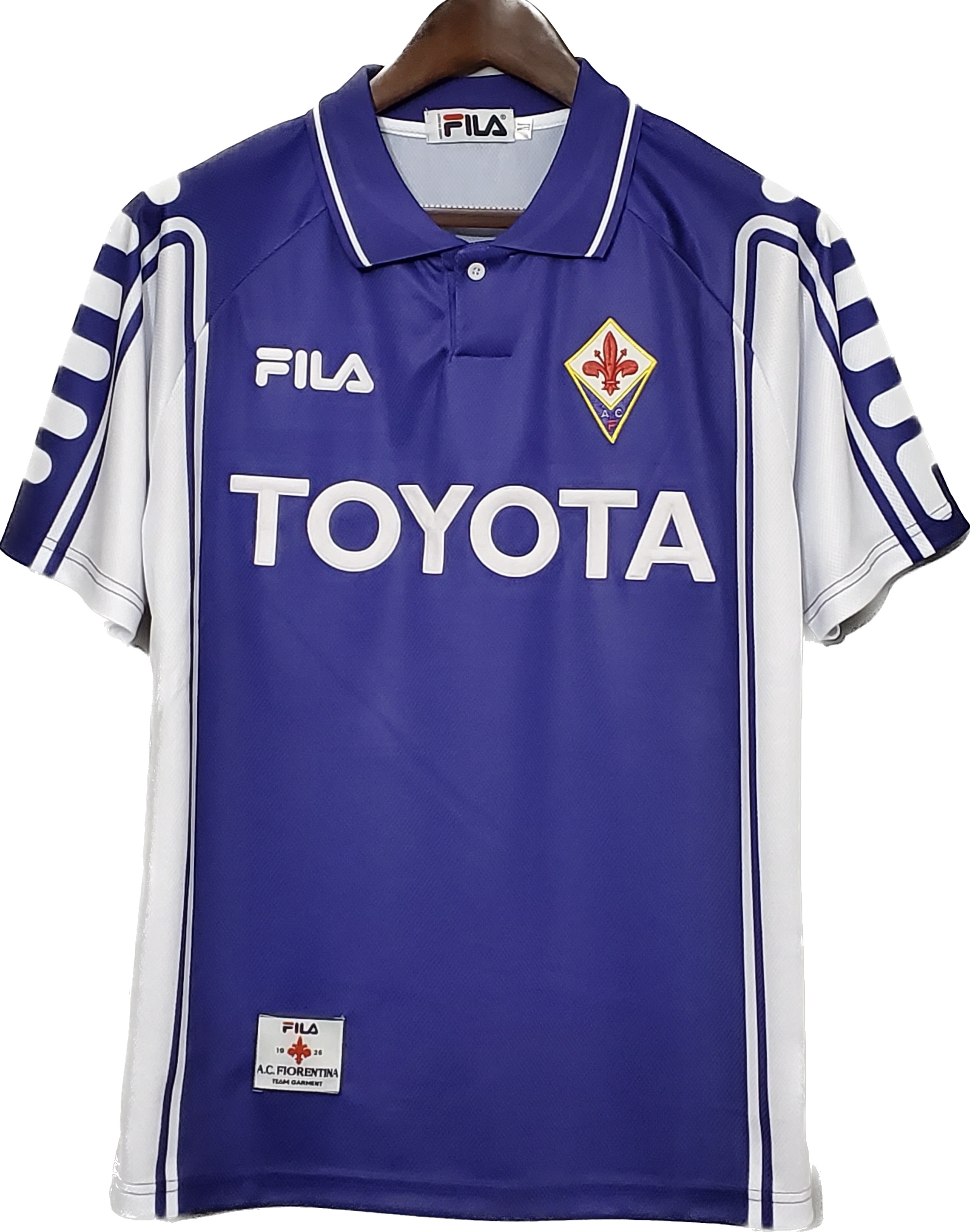 Fiorentina Retro Soccer Jersey Home Replica 1999/00