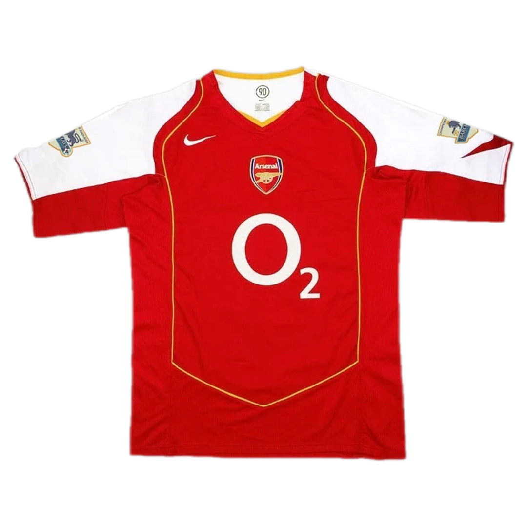 Arsenal Henry #14 FABREGAS #15 Pires #7 Bergkamp #10 Retro Jersey Home Replica 2004/05