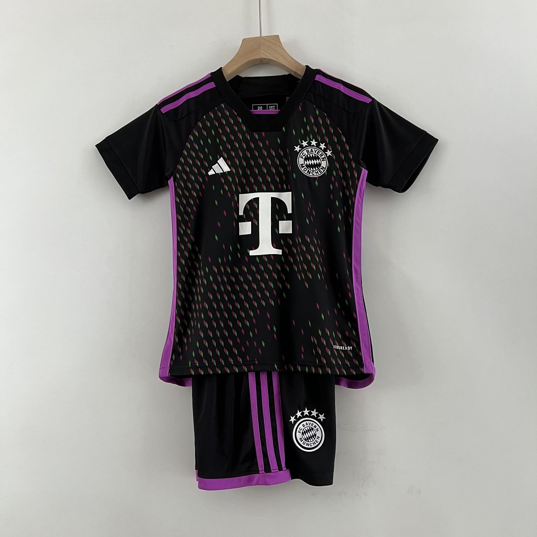 Kids Bayern Munich Away Kit Jersey+Shorts 2023/24
