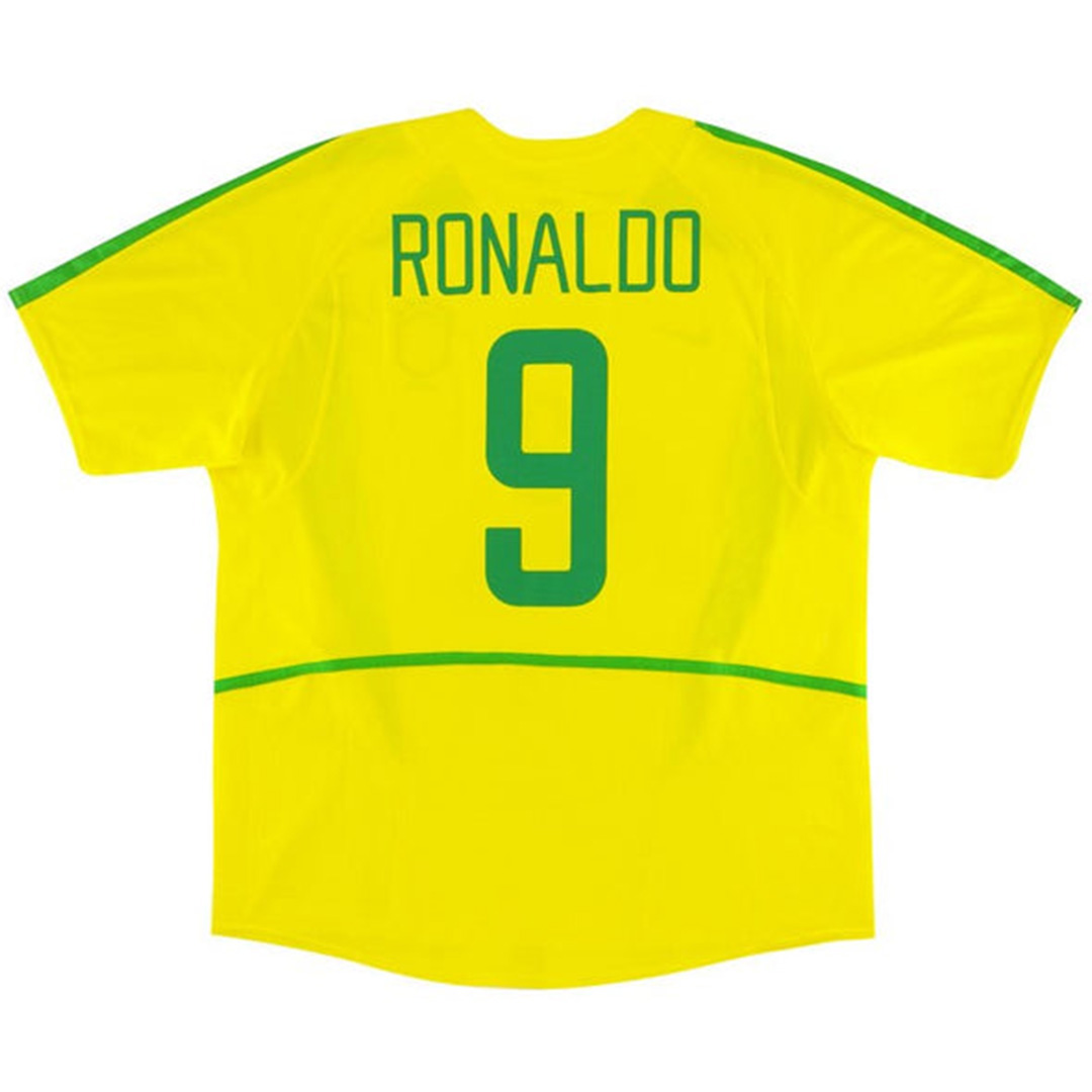 Brazil Retro Jersey Home World Cup 2002