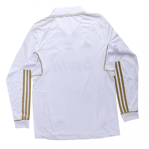 Real Madrid Retro Jersey Home Long Sleeve 2011/12