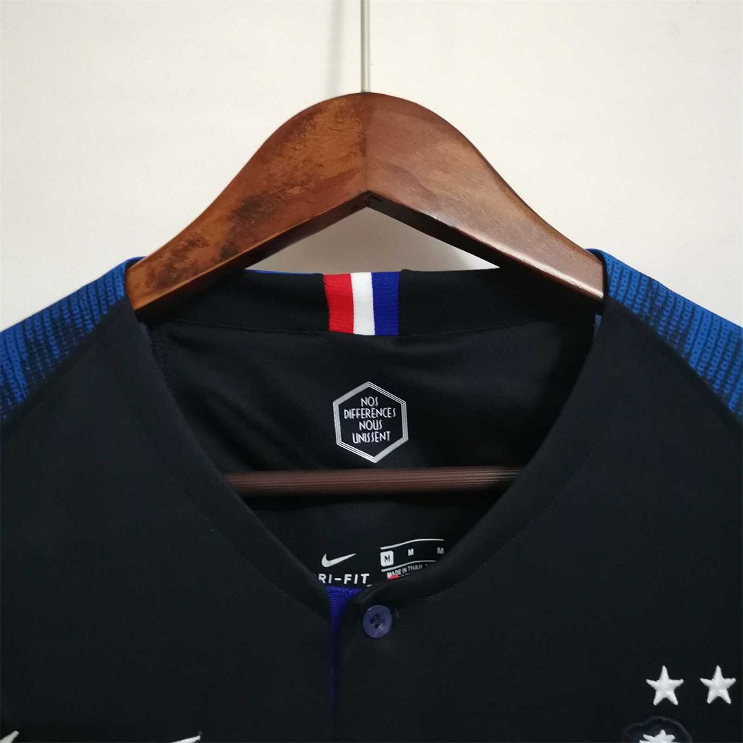 France World Cup Champion 2 Stars Home Retro Jersey 2018