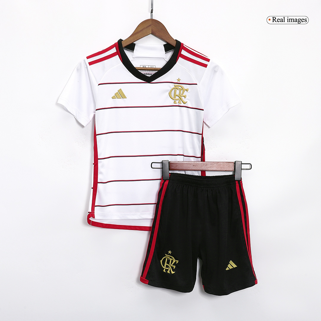 Kids CR Flamengo Away Jersey Kit 2023/24