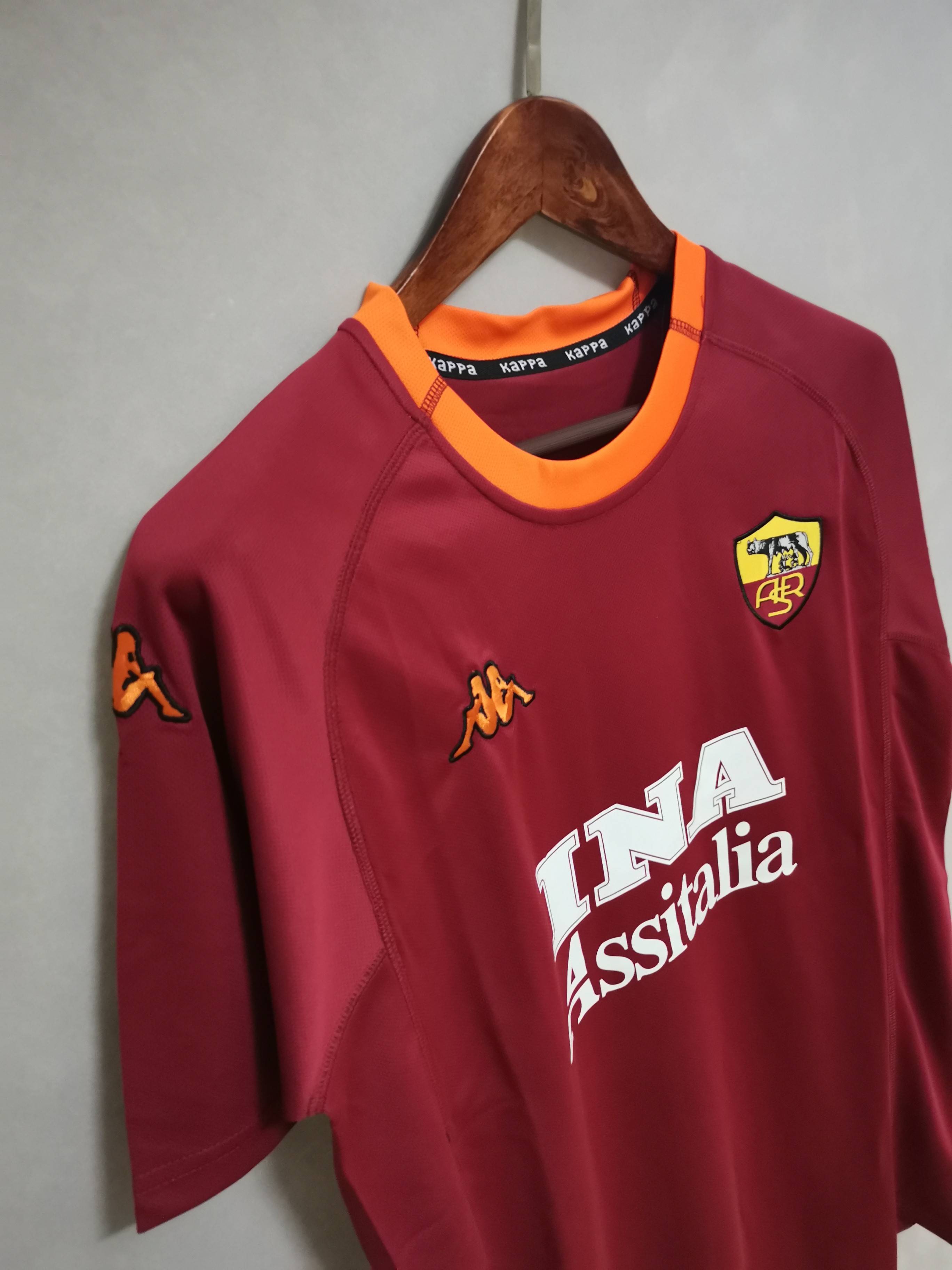 Roma Retro Jersey Home 2000/01