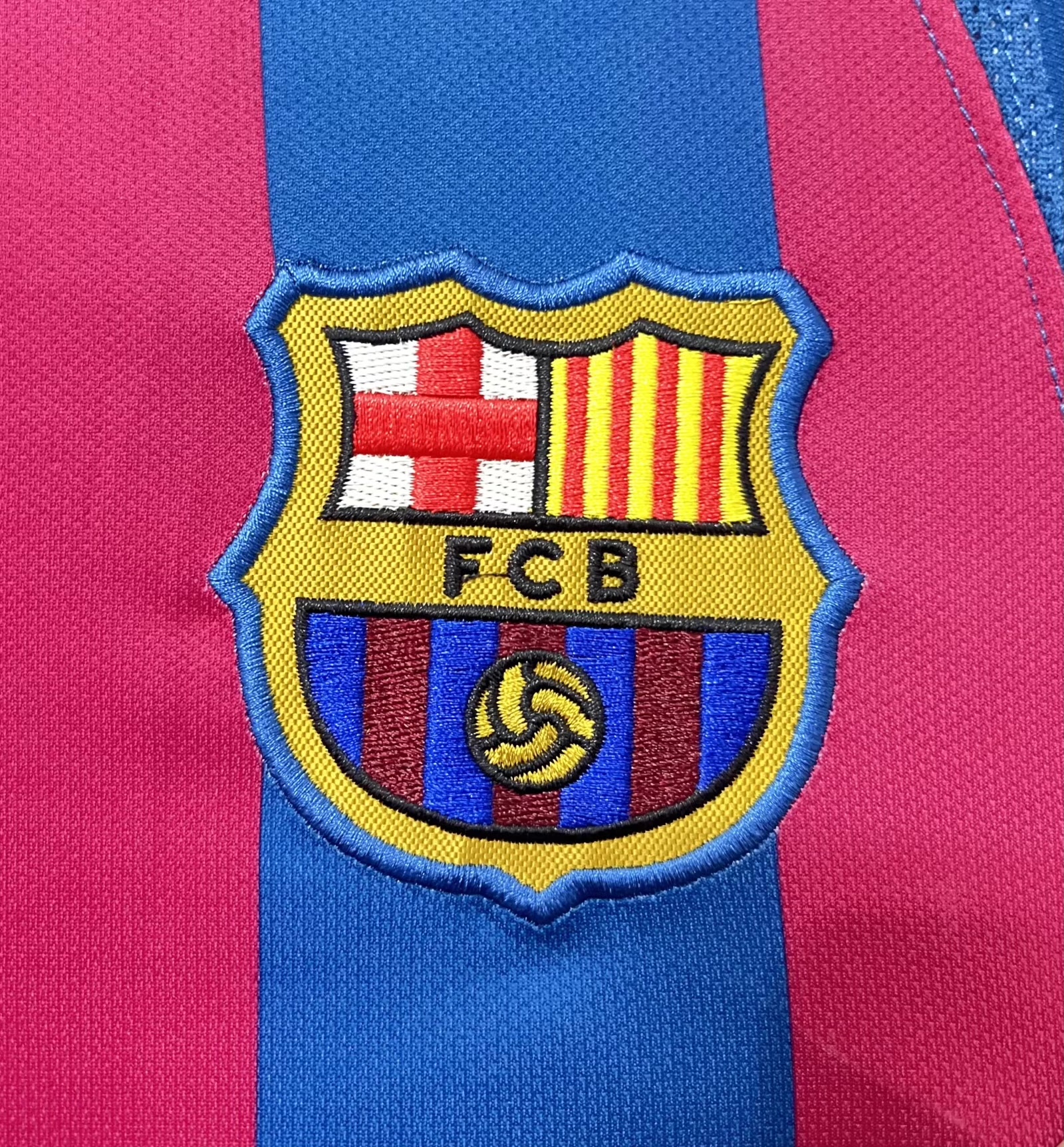 Barcelona Retro Long Sleeve UCL Edition Home Jersey 2005/06