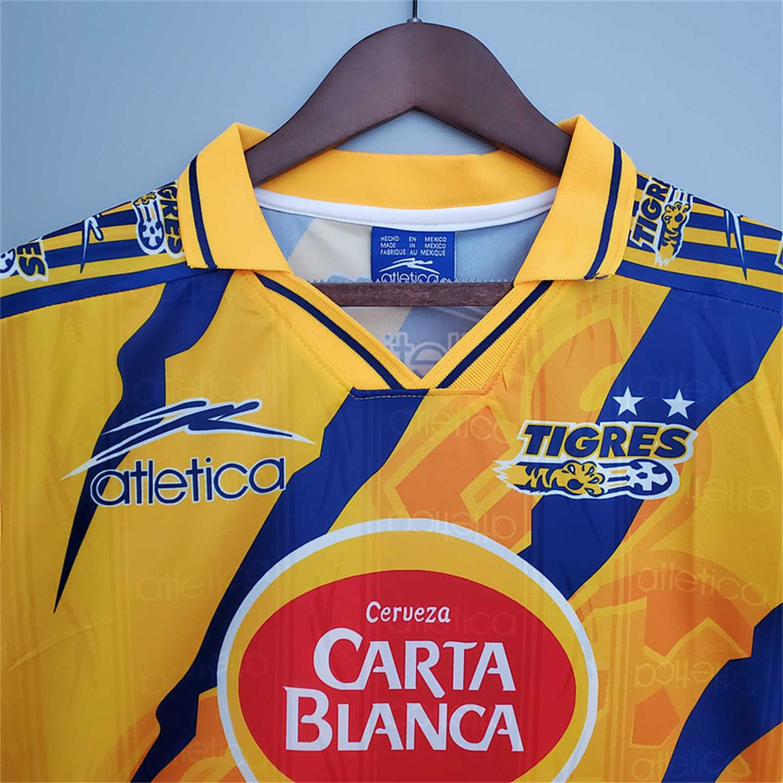 Tigres UANL Retro Jersey Home 1997/98