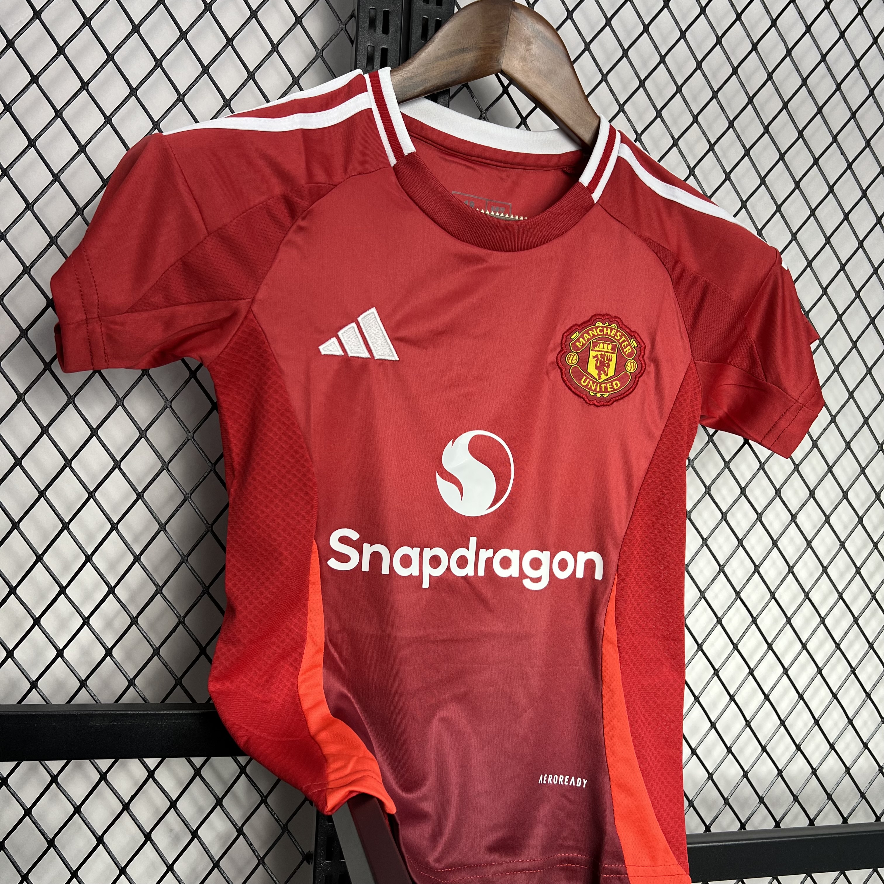 Kids Manchester United Home Kit(Jersey+Shorts) 2024/25