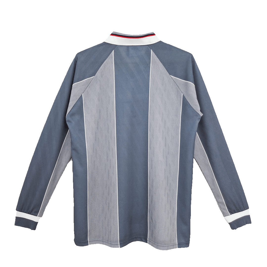 England Retro Away Long Sleeve Jersey Replica Euro Cup 1996
