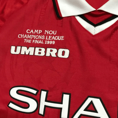 Manchester United UCL Final Retro Jersey Home Long Sleeve 1999/00