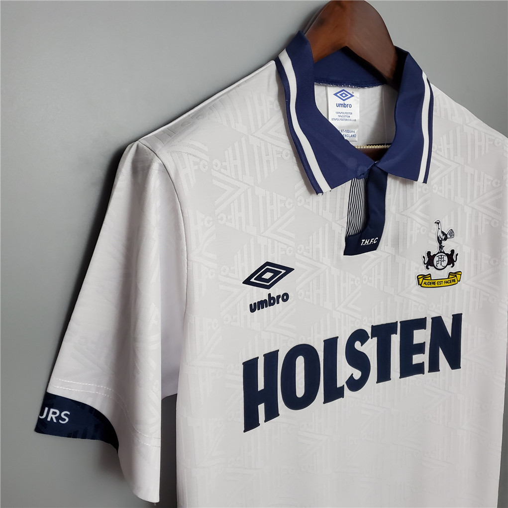 Tottenham Hotspur Retro Soccer Jersey Home Replica 1991/93