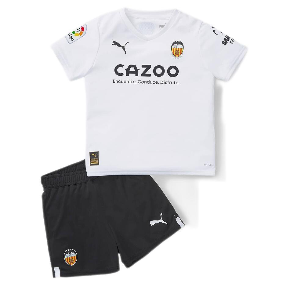 Valencia Kids Soccer Jersey Home Kit(Jersey+Shorts) Replica 2022/23