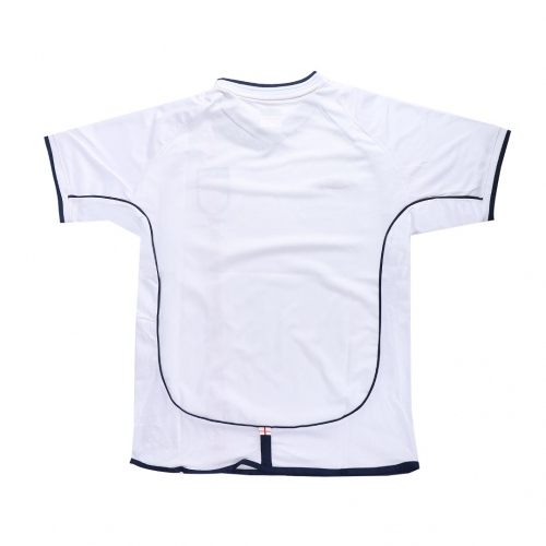 England Retro Soccer Jersey Home Replica World Cup 2002